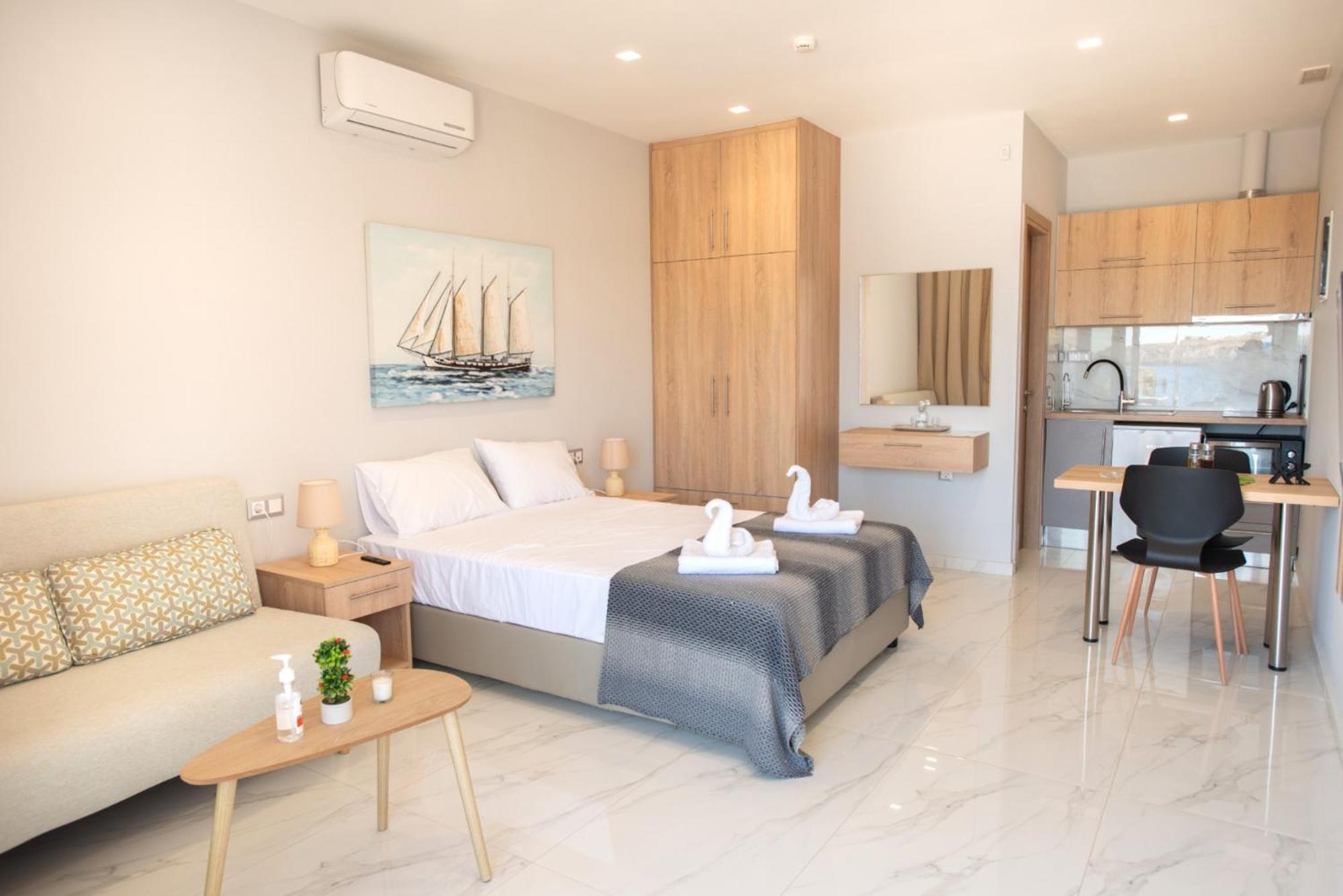 Beachfront Studio Kyma West ~ Crete'S Hidden Gem كالوي ليمين المظهر الخارجي الصورة