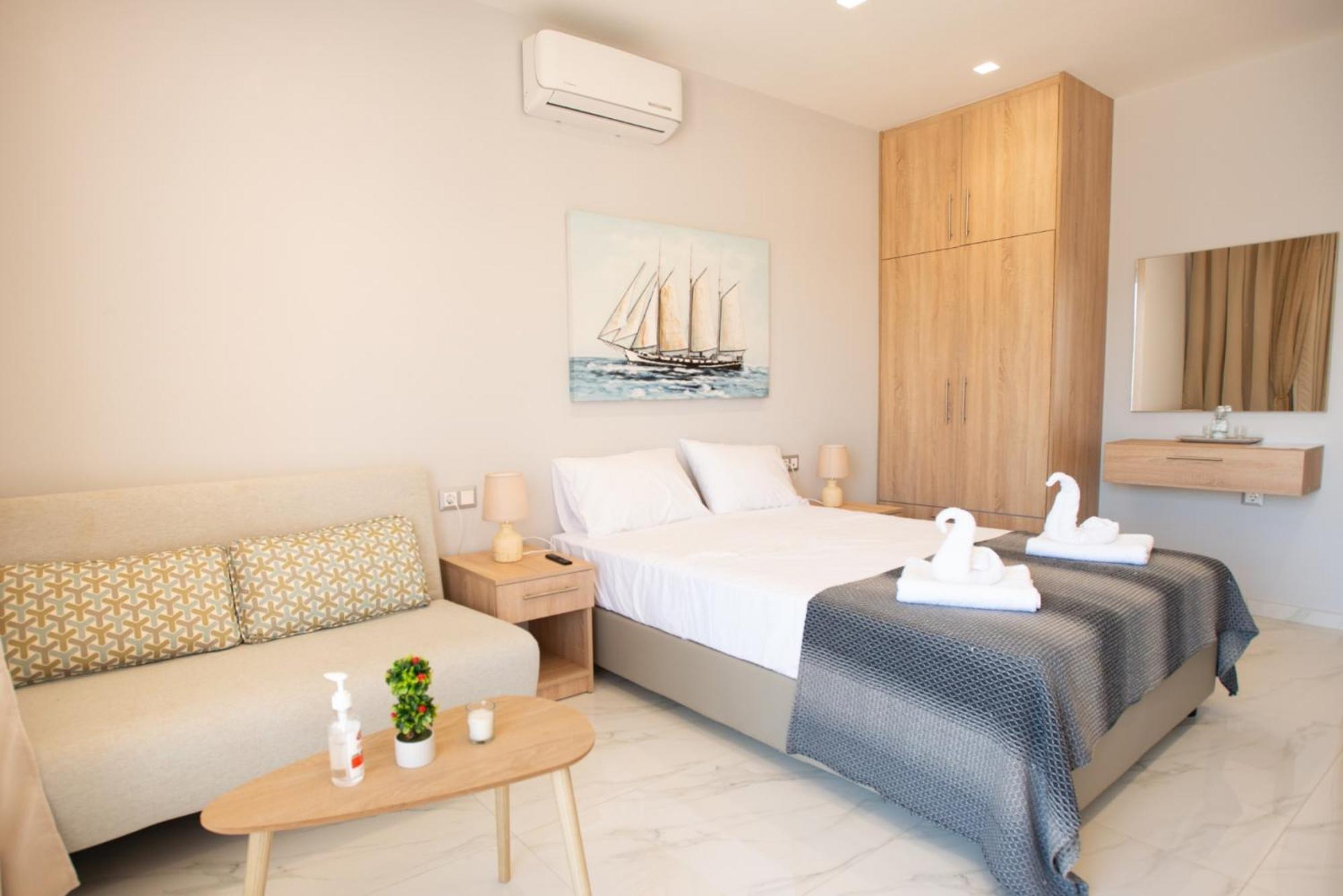 Beachfront Studio Kyma West ~ Crete'S Hidden Gem كالوي ليمين المظهر الخارجي الصورة